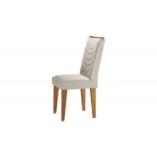 Tamanhos, Medidas e Dimensões do produto Cadeira Londrina 100% MDF (Kit com 2 Cadeiras) - Móveis Rufato - Imbuia/Veludo Creme - Móveis Bom de Preço -