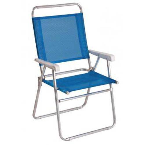 Tamanhos, Medidas e Dimensões do produto Cadeira Master Alumínio Plus Azul - Mor