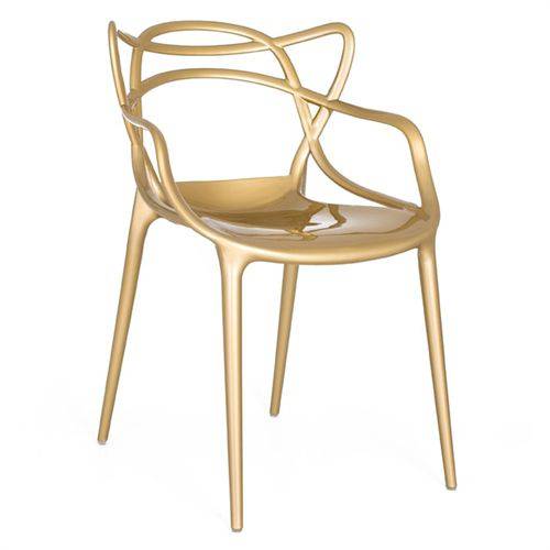 Tamanhos, Medidas e Dimensões do produto Cadeira Masters Allegra - Dourado