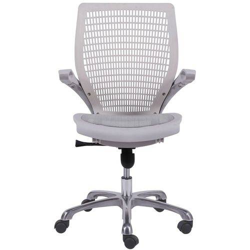 Tamanhos, Medidas e Dimensões do produto Cadeira Office 3313 Branco com Gelo Base Aluminio - 26134