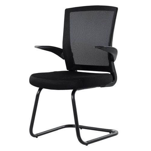 Tamanhos, Medidas e Dimensões do produto Cadeira Office Fixa Preta Base Nylon - 30809