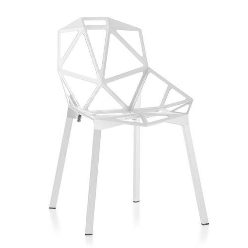 Tamanhos, Medidas e Dimensões do produto Cadeira One - Penélope - Design - Metal - Branco