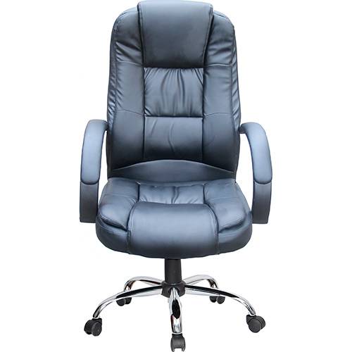 Tamanhos, Medidas e Dimensões do produto Cadeira Presidente MB-C300 Giratória Base Cromada Preto - Travel Max