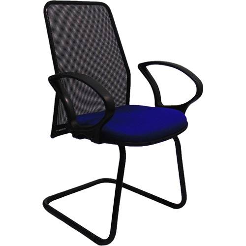 Tamanhos, Medidas e Dimensões do produto Cadeira Presidente Tela Fixa Azul - At.home