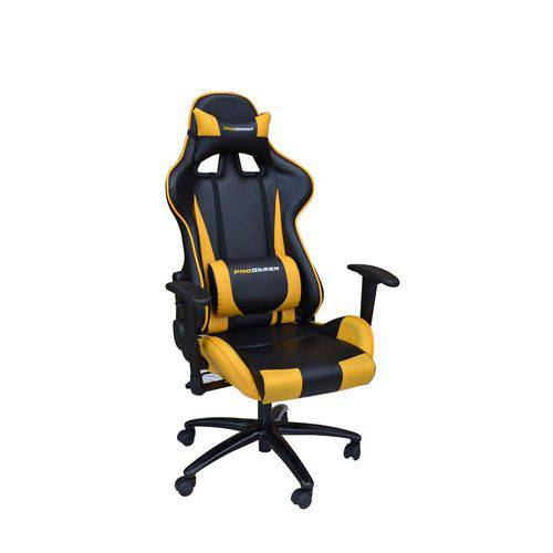 Tamanhos, Medidas e Dimensões do produto Cadeira Pro Gamer V2 Preta e Amarela