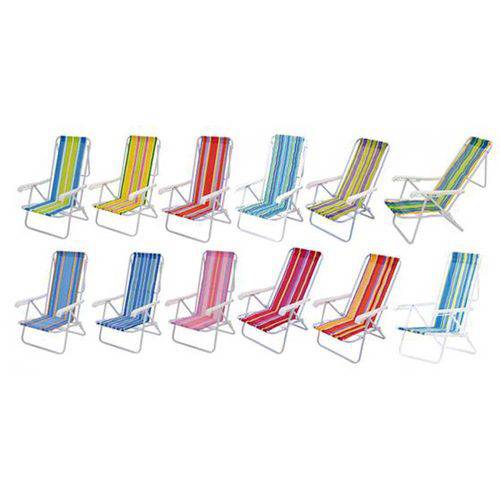 Tamanhos, Medidas e Dimensões do produto Cadeira Reclinável 8 Posições Aço Mor