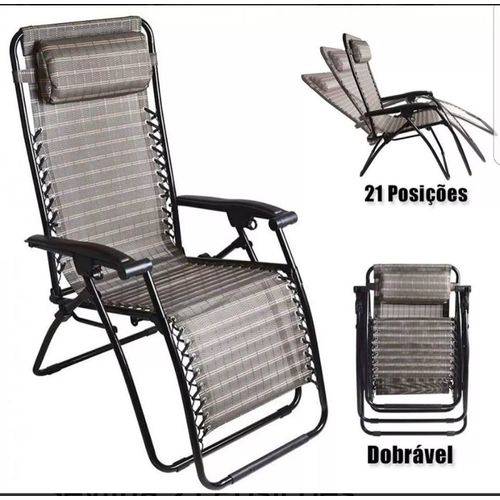 Tamanhos, Medidas e Dimensões do produto Cadeira Reclinável Trançada Preta Mor