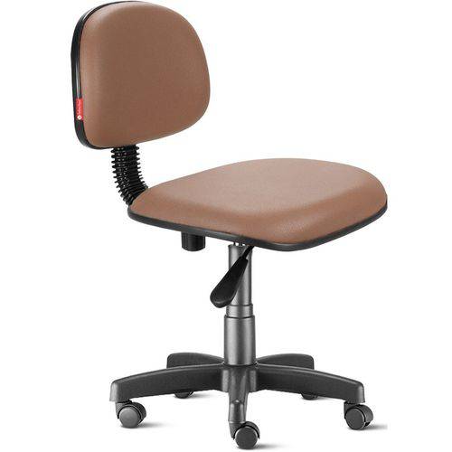 Tamanhos, Medidas e Dimensões do produto Cadeira Secretária Giratória com Encosto Courvim Areia Cb13