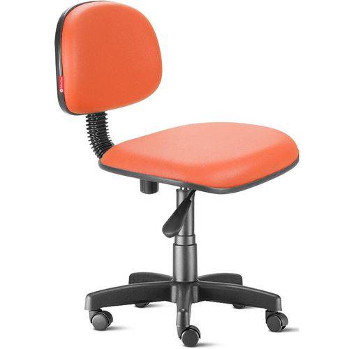 Tamanhos, Medidas e Dimensões do produto Cadeira Secretária Giratória com Encosto Courvim Laranja Cb13