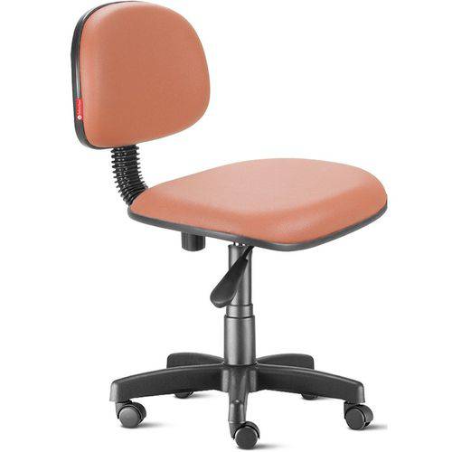 Tamanhos, Medidas e Dimensões do produto Cadeira Secretária Giratória com Encosto Courvim Laranja Fosco Cb13