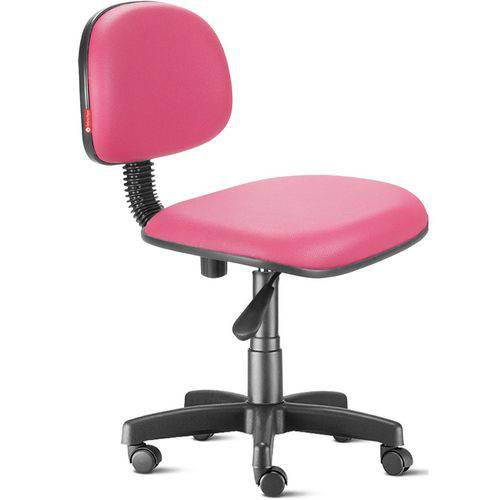 Tamanhos, Medidas e Dimensões do produto Cadeira Secretária Giratória com Encosto Courvim Rosa Cb13