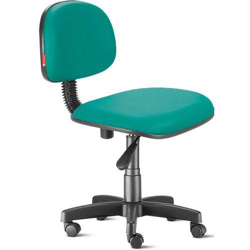 Tamanhos, Medidas e Dimensões do produto Cadeira Secretária Giratória com Encosto Courvim Turquesa Cb13