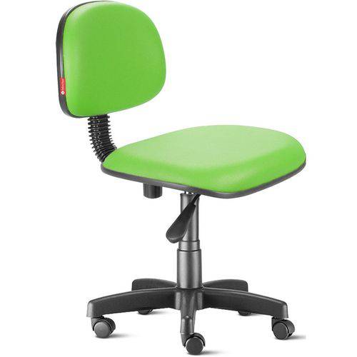 Tamanhos, Medidas e Dimensões do produto Cadeira Secretária Giratória com Encosto Courvim Verde Limão Cb13