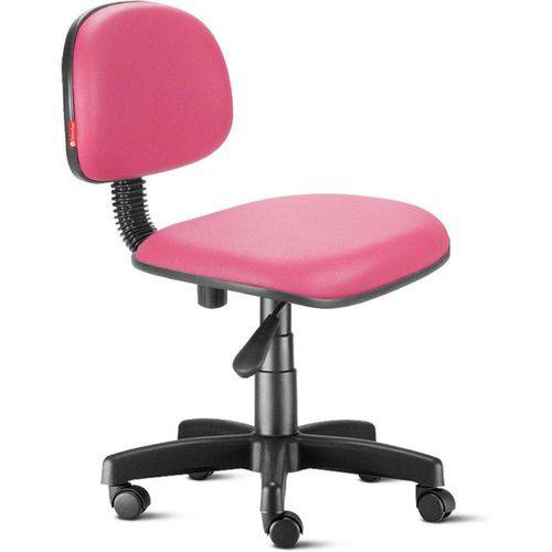 Tamanhos, Medidas e Dimensões do produto Cadeira Secretária Giratória Couro Rosa