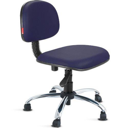 Tamanhos, Medidas e Dimensões do produto Cadeira Secretária Giratória Courvim Azul Escuro Cb14