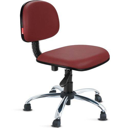 Tamanhos, Medidas e Dimensões do produto Cadeira Secretária Giratória Courvim Bordô Cb14