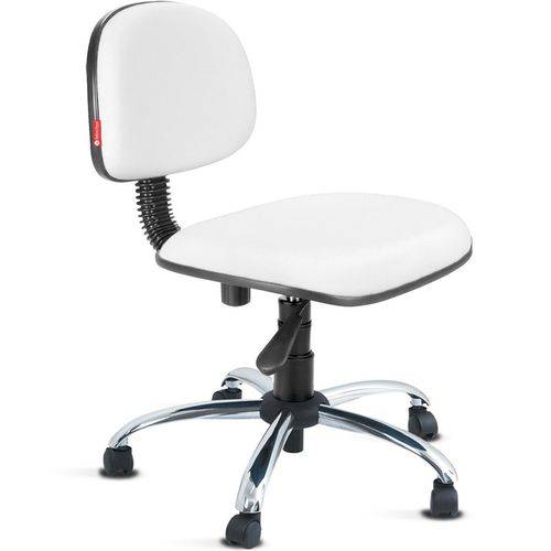 Tamanhos, Medidas e Dimensões do produto Cadeira Secretária Giratória Courvim Branco Cb14