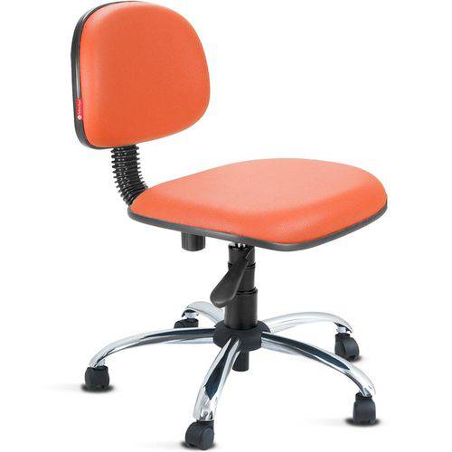 Tamanhos, Medidas e Dimensões do produto Cadeira Secretária Giratória Courvim Laranja Cb14