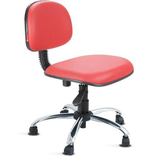 Tamanhos, Medidas e Dimensões do produto Cadeira Secretária Giratória Courvim Vermelho Cb14
