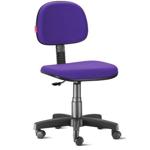 Tamanhos, Medidas e Dimensões do produto Cadeira Secretária Giratória Tecido Roxo Cb05