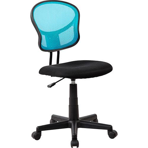 Tamanhos, Medidas e Dimensões do produto Cadeira Secretária Standard Giratória Azul e Preta - Ecadeiras