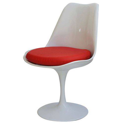 Tamanhos, Medidas e Dimensões do produto Cadeira Sem Braço Or Design Saarinen com Almofada Preta