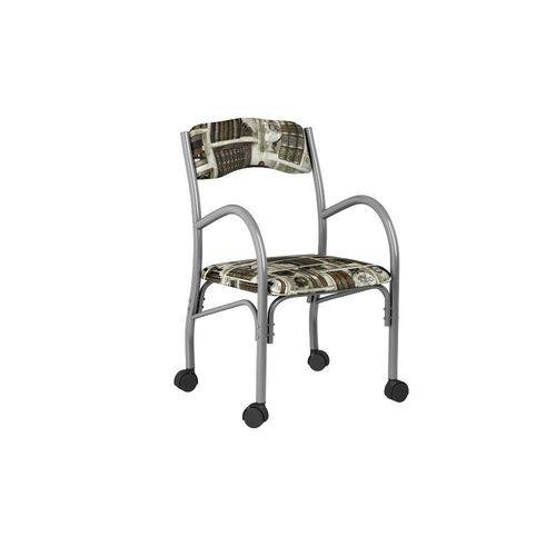 Tamanhos, Medidas e Dimensões do produto Cadeira Stela 170 com Rodinhas Estilo Livros Neutros - Bona Vita