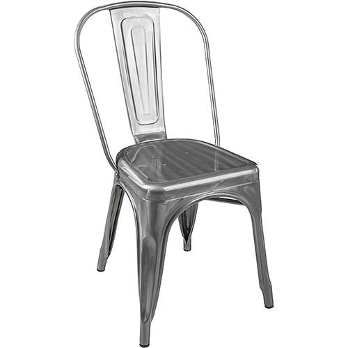 Tamanhos, Medidas e Dimensões do produto Cadeira Tolix Aço Carbono Cinza - By Haus
