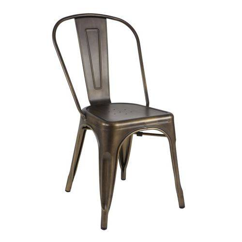 Tamanhos, Medidas e Dimensões do produto Cadeira Tolix - Cor Bronze