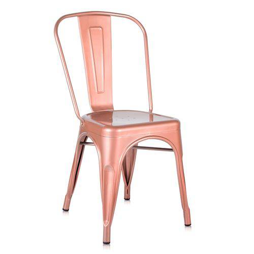 Tamanhos, Medidas e Dimensões do produto Cadeira Tolix Iron - Cobre Rose