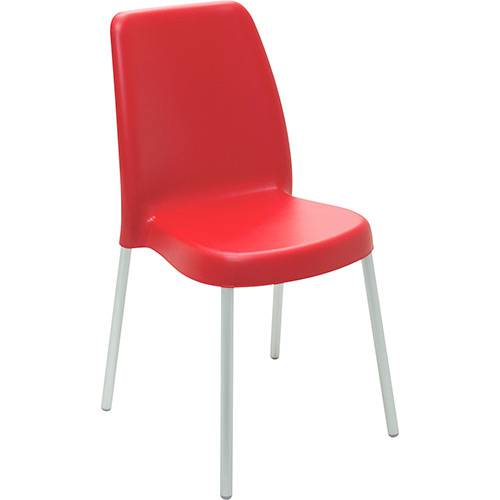 Tamanhos, Medidas e Dimensões do produto Cadeira Vanda Pernas Anodizadas Vermelha - Tramontina