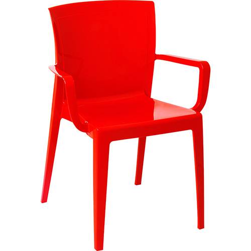 Tamanhos, Medidas e Dimensões do produto Cadeira Victoria Fechada Vermelha - Tramontina
