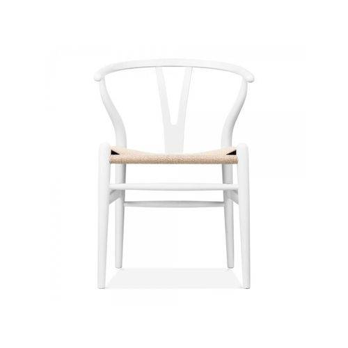 Tamanhos, Medidas e Dimensões do produto Cadeira Wishbone Valentina - Cor Branca