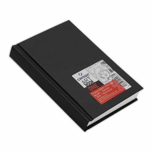 Tamanhos, Medidas e Dimensões do produto Caderneta para Esboço Canson – Art Book One Preto 100g/M² 10,2 X 15,2 Cm - 60005567