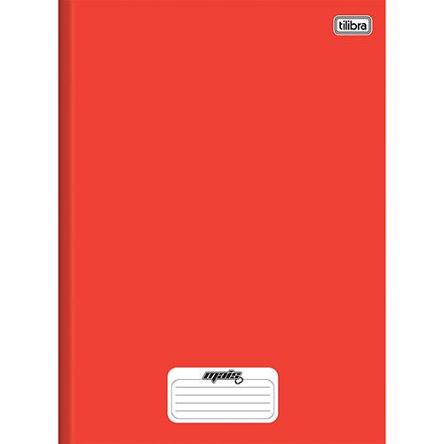 Tamanhos, Medidas e Dimensões do produto Caderno 1/4 Capa Dura Tilibra Mais+ Vermelho - 96 Folhas