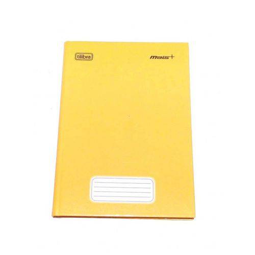 Tamanhos, Medidas e Dimensões do produto Caderno Brochura 1/4 Pequeno Capa Dura Amarelo 96fls.-Tilibra