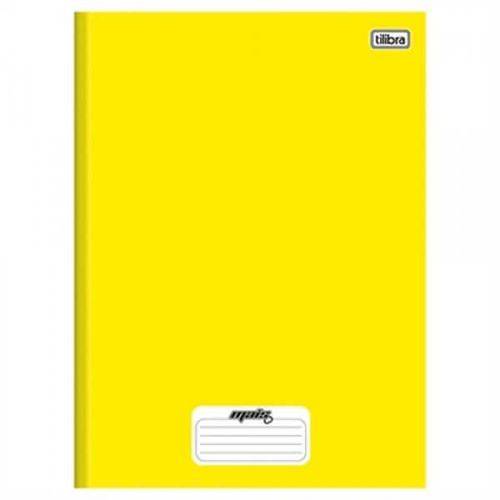 Tamanhos, Medidas e Dimensões do produto Caderno Costurado 1/4 Capa Dura Tilibra Mais + Amarelo (Emb. Contém 10un. de 96 Folhas)