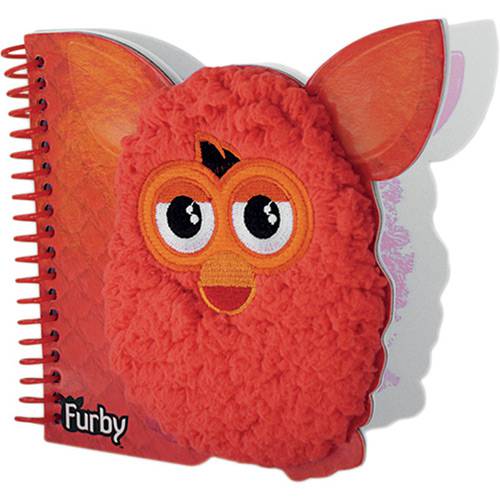 Tamanhos, Medidas e Dimensões do produto Caderno Divertido Furby By Kids Grande Laranja