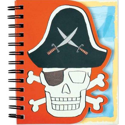 Tamanhos, Medidas e Dimensões do produto Caderno Galison Caveira Pirata