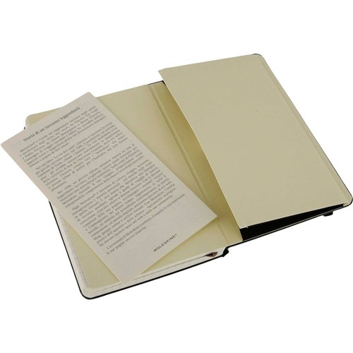Tamanhos, Medidas e Dimensões do produto Caderno Moleskine Squared Quadriculado Preto de Bolso com Capa Dura