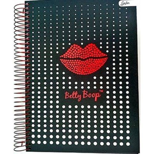 Tamanhos, Medidas e Dimensões do produto Caderno Universitário Capa Dura Grafons Betty Boop 1 Materia - 96 Folhas
