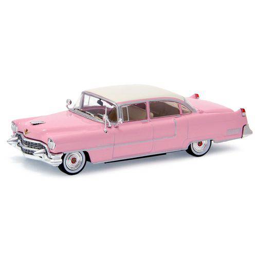 Tamanhos, Medidas e Dimensões do produto Cadillac Fleetwood 1955 Séries 60 Elvis Presley Greenlight 1:43 Rosa
