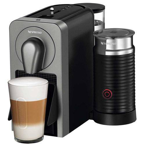 Tamanhos, Medidas e Dimensões do produto Cafeteira Prodigio Milk + Aeroccino Nespresso Automática Prata 220v -C75-Br3-Ti-Ne