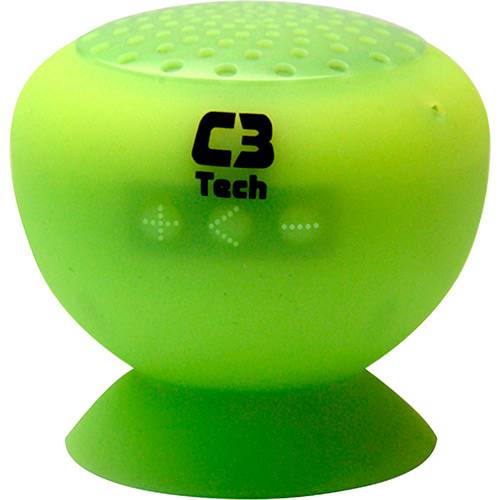Tamanhos, Medidas e Dimensões do produto Caixa Acústica Bluetooth 3.0 C3T 3Watts Verde