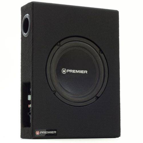 Tamanhos, Medidas e Dimensões do produto Caixa Amplificada Ativa Slim Dutada Premier Audio com 1 Subwoofer 8" - 280 Watts Rms