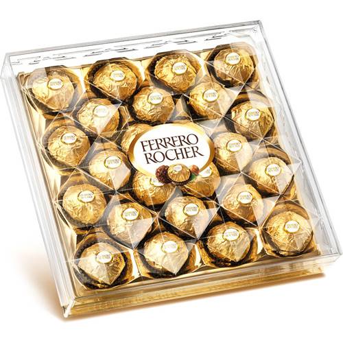 Tamanhos, Medidas e Dimensões do produto Caixa de Bombom com 24 Unidades 300g - Ferrero Rocher