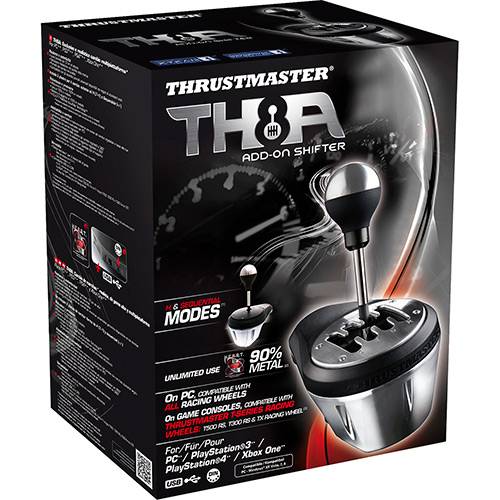 Tamanhos, Medidas e Dimensões do produto Caixa de Câmbio Thrustmaster Th8a Add-on Shifter