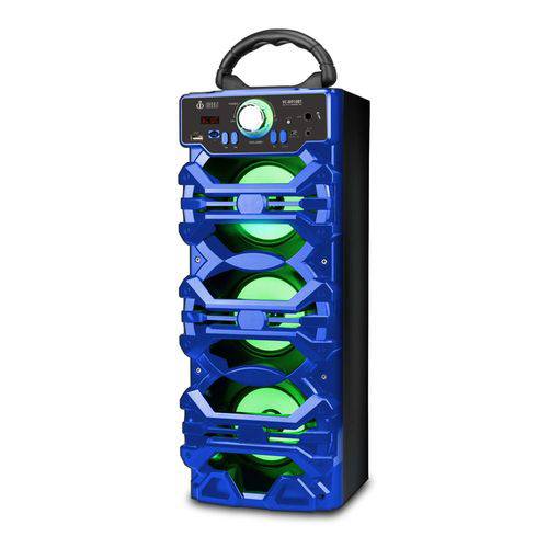 Tamanhos, Medidas e Dimensões do produto Caixa de Som Bluetooth 18Watts Torre Super Bass - VC-M910BT - Azul