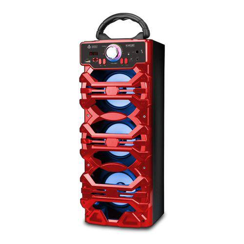 Tamanhos, Medidas e Dimensões do produto Caixa de Som Bluetooth 18Watts Torre Super Bass - VC-M910BT - Vermelho