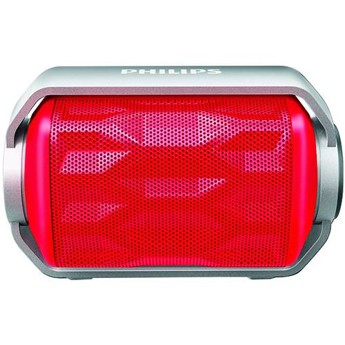 Tamanhos, Medidas e Dimensões do produto Caixa de Som Bluetooth Philips BT2200R/00 Vermelho 2,8W Prova D'água